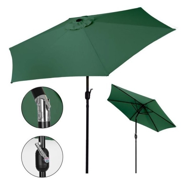 ModernHome Veliki ugaoni suncobran GREEN