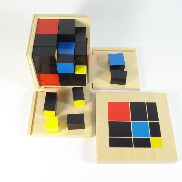 MONTESORI Kocka 3x3