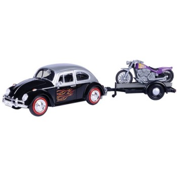 MotorMax Metalni auto 1:24 Volkswagen Motorible Trailer 25/79675