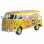 MotorMax Metalni auto 1:24 Volkswagen VW Type 2 Transporter Flower Power 25/79575