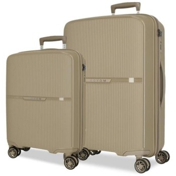 MOVOM Putni koferi od polipropilena 56cm i 66cm Moon beige