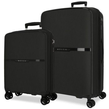 MOVOM Putni koferi od polipropilena 56cm i 66cm Moon black