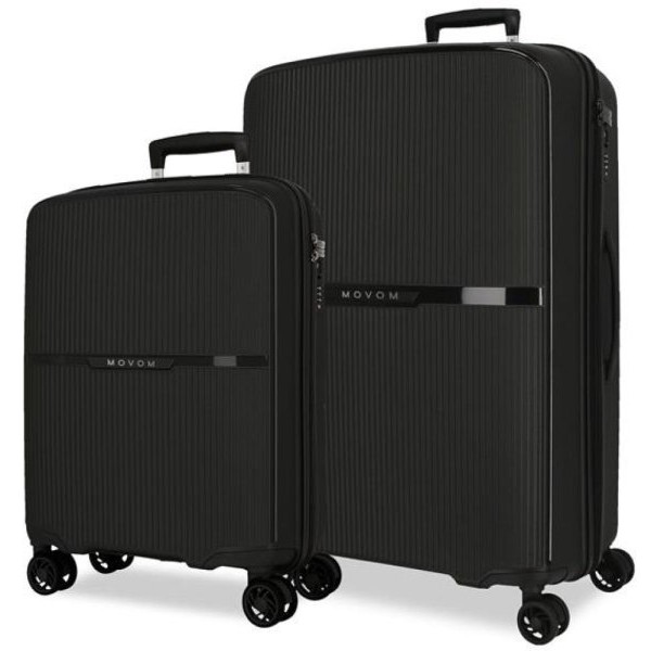 MOVOM Putni koferi od polipropilena 56cm i 66cm Moon black