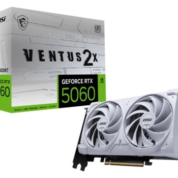 MSI GeForce RTX 5060 8G 128bit GeForce RTX 5060 8G VENTUS 2X OC WHITE