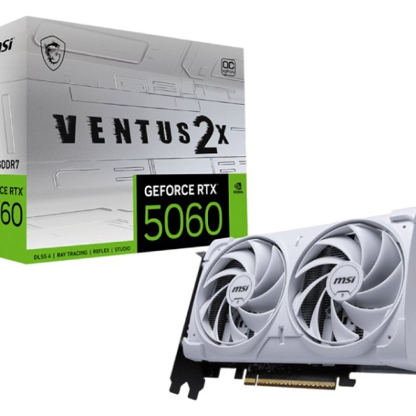MSI GeForce RTX 5060 8G 128bit GeForce RTX 5060 8G VENTUS 2X OC WHITE