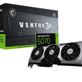 MSI NVidia GeForce RTX 5070 12G VENTUS 3X OC GDDR7 192bit