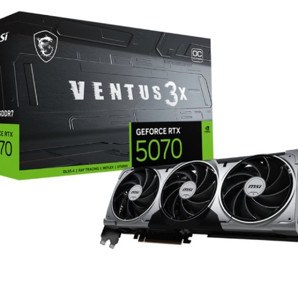 MSI NVidia GeForce RTX 5070 12G VENTUS 3X OC GDDR7 192bit