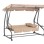 MultiGarden Bastenska ljuljaska - lezaljka 2u1 beige