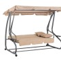 MultiGarden Bastenska ljuljaska - lezaljka 2u1 beige