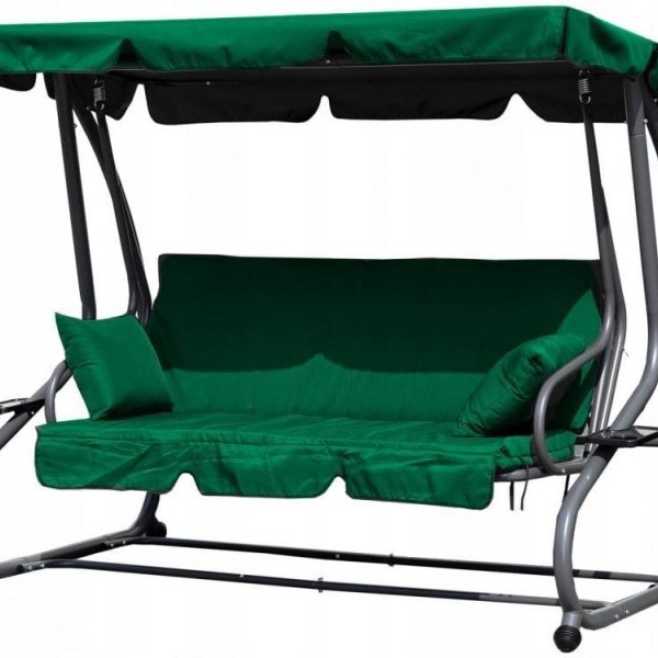 MultiGarden Bastenska ljuljaska - lezaljka 2u1 green