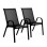 MultiGarden Set od 2 baštenske stolice black