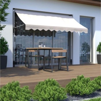MultiGarden Tenda za terasu i balkon sa podešavanjem visine 3x1.2m Beige