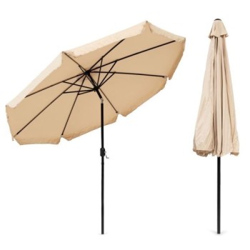 MultiGarden Veliki 3m suncobran sa nagibom Beige