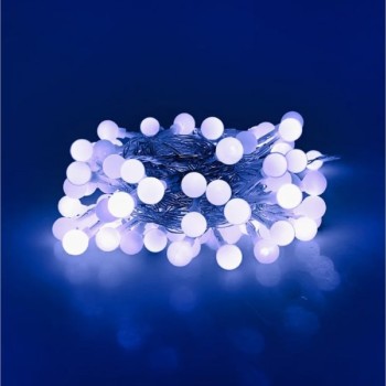 MUSICMAN Lampice za jelku sa 100 hladno belih LED dioda 10m