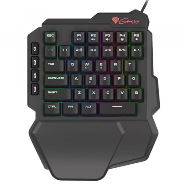 NATEC GENESIS Thor 100 RGB US Žična tastatura