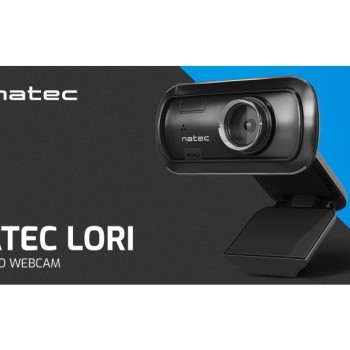 NATEC LORI, Web kamera, Full HD 1080p, Max. 30fps, crna (NKI-1671)