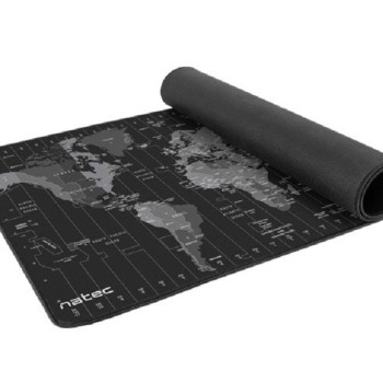 NATEC TIME ZONE MAP MAXI, podloga za miša, 80 cm x 40 cm (NPO-1119)