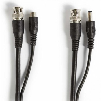 NEDIS CCTVCA10BK100 CCTV Security Cable BNC / DC RG59, 10m (841) 38540