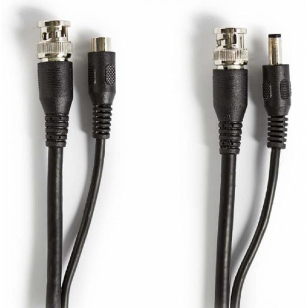 NEDIS CCTVCA10BK100 CCTV Security Cable BNC / DC RG59, 10m (841) 38540