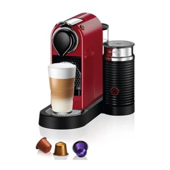 NESPRESSO CitiZ&milk Cherry Red Aparat za kafu i aparat za pravljenje pene od mleka (C123-EUCRN2-S)