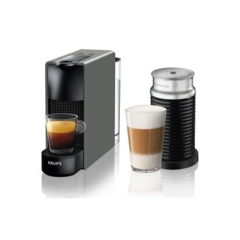 NESPRESSO Essenza Mini Gray & Aeroccino Aparat za kafu i aparat za pravljenje pene od mleka (A3NC30EUGR-TX)