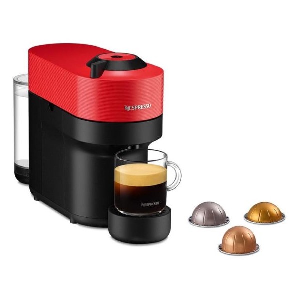NESPRESSO Vertuo POP Aparat za espresso kafu (crveni)