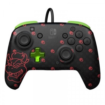 NITENDO PDP Switch Rematch Wired Controller - Bowser Glow In The Dark