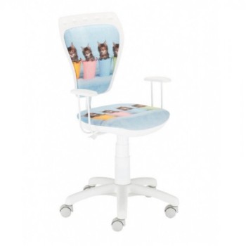 NOWY STYL Stolica za decu MINISTYLE WHITE TS22W GTP28W CATS IN POTS