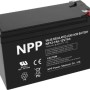NPP NP12V-7Ah, AGM BATTERY, C20=7AH, T2, 1,97KG, BLACK