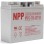 NPP NPG12V-17Ah, Gel battery, C20=17AH, T3, 180*77*167*167, 4,8KG, Light grey