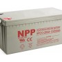 NPP NPG12V-200Ah, GEL BATTERY, C20=200AH, T16, 522x238x218x222, 52,8KG, Light grey