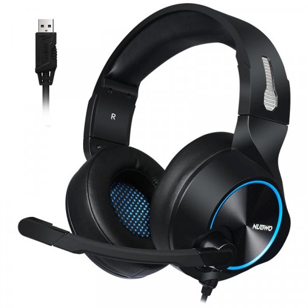 Nubwo Gaming slušalice N11U LED USB crno-plave