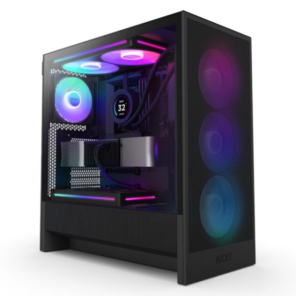 NZXT H5 Flow RGB Gaming kućište crno (CC-H52FB-R1)