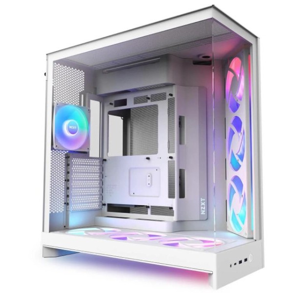 NZXT H9 Flow RGB+ Gaming kućište belo CM-H92FW-P1