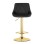Oskar Barska stolica Kast black / gold baza