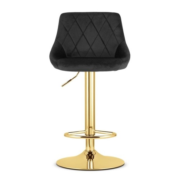 Oskar Barska stolica Kast black / gold baza