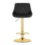 Oskar Barska stolica Kast black / gold baza