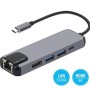 OSTALI Adapter-konverter TIP-C na HDMI+2xUSB3.0+TIP-C+RJ45