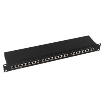 OWIRE 19''/1U Cat6A 24 porta patch panel