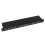 OWIRE 19''/1U Cat6A 24 porta patch panel