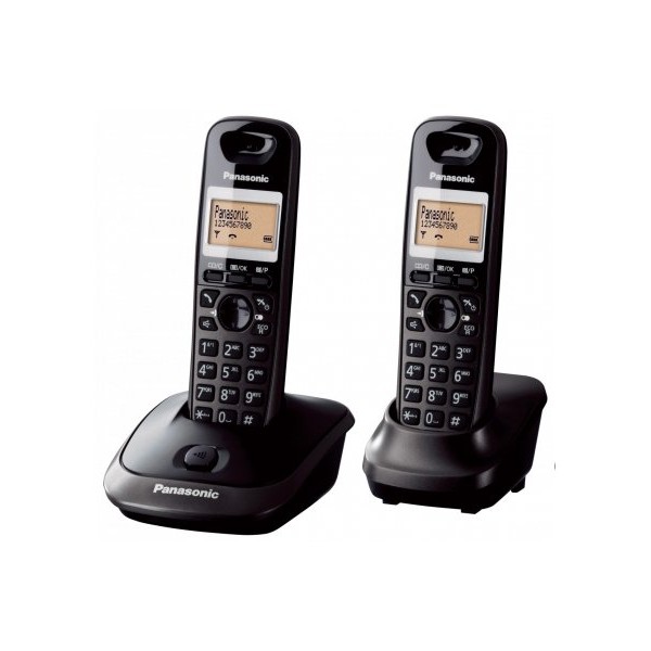 PANASONIC KX-TG2512FXT DUO crni