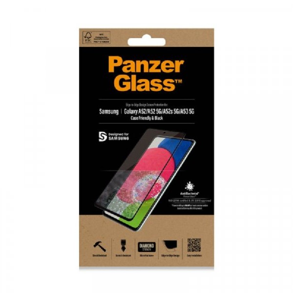 Panzer Glass Zaštitno staklo Case Friendly AB za Samsung Galaxy A52/A52 5G/A52s/A53 5G