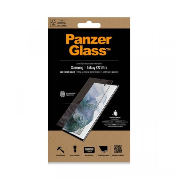 Panzer Glass Zaštitno staklo Case Friendly AB za Samsung Galaxy S22 Ultra 5G