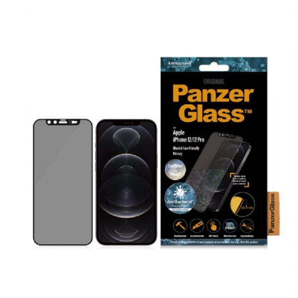 Panzer Glass Zaštitno staklo Case Friendy CamSlider Privacy AB za iPhone 12/12 Pro