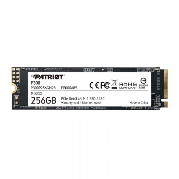 PATRIOT M.2 NVMe 256GB Patriot P300 1700MBs/1100MBs P300P256GM28