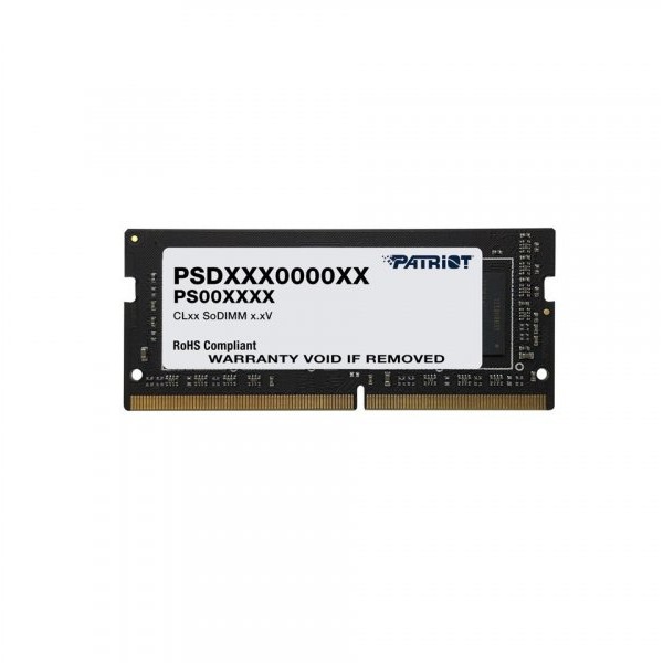 PATRIOT Memorija SODIMM DDR4 16GB 3200MHz Signature Single Channel PSD416G32002S