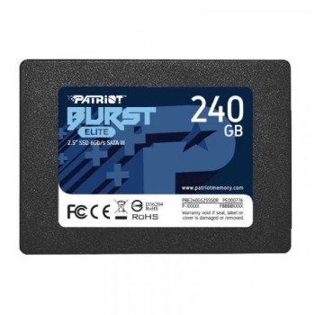 PATRIOT SSD 2.5 SATA3 6Gb/s 240GB Burst Elite 450MBs/320MBs PBE240GS25SSDR