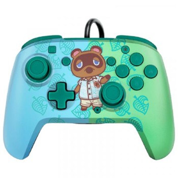 PDP Faceoff Deluxe+ Audio Wired Controller: Animal Crossing Tom Nook