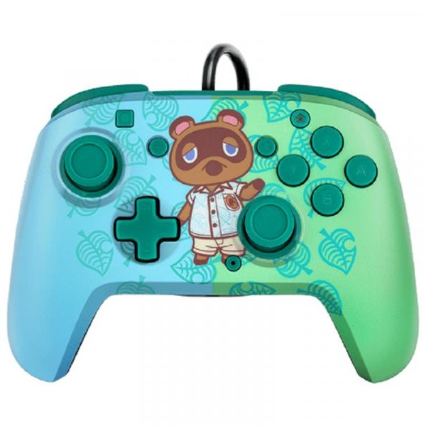 PDP Faceoff Deluxe+ Audio Wired Controller: Animal Crossing Tom Nook