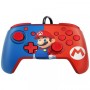 PDP Gamepad Nintendo Switch Faceoff Deluxe Controller + Audio Mario 043874